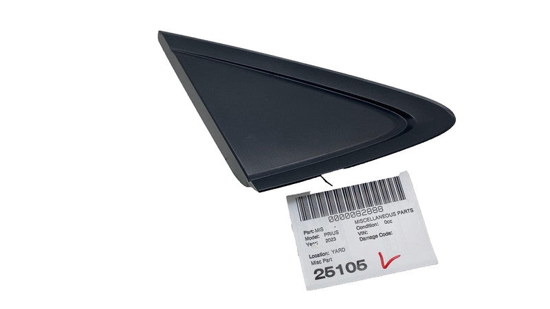 62506-47030 ⭕ 23-24 Toyota Prius Rear Left Quarter Pillar Window Trim Applique 62506-47030