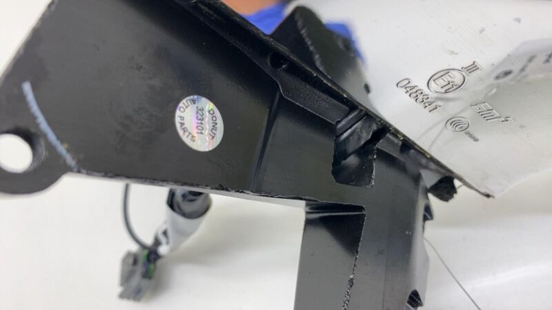 1041317 00 A 2012-2015 Tesla Model S Driver Exterior Rear View Door Mirror Left LH Black PBSB