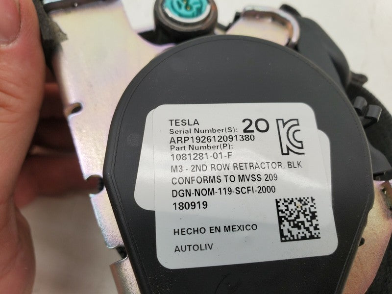 ⭕ 17-23 Tesla Model 3 Rear Left or Right 2nd Row Seatbelt Retractor 10