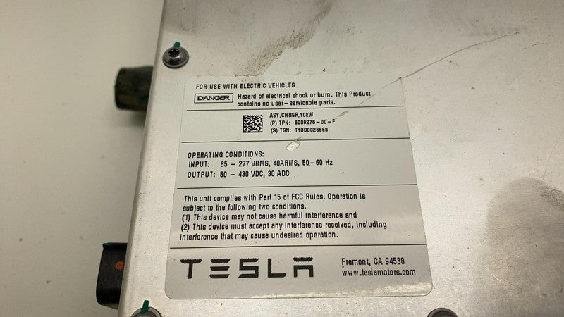 2012 2013 2014 2015 Tesla Model S MS High Voltage HV Onboard Charger M