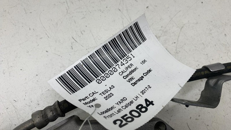 104462100E ⭕ 2017-2023 Tesla Model 3 Front Left Caliper w/ Brake Hose Line LH 1044621-00-E