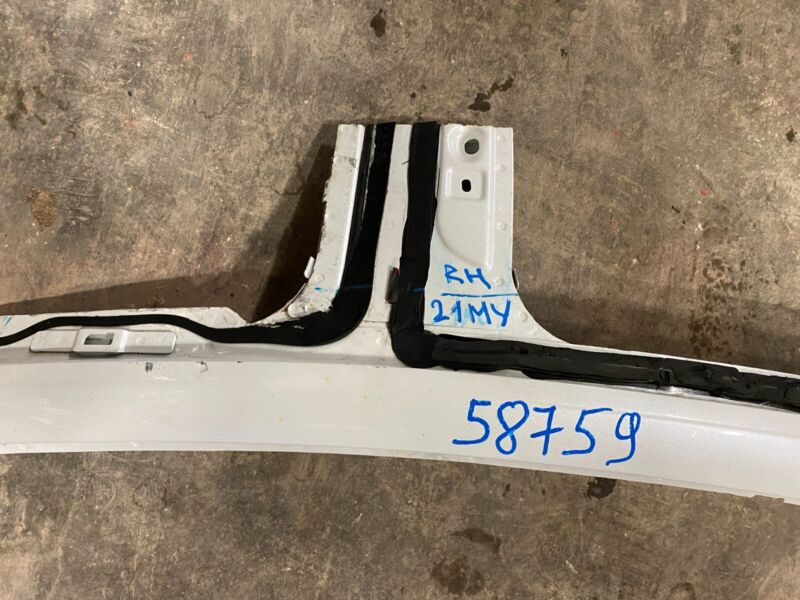 Does Not Apply 2020-2023 Tesla Model Y MY Front A Pillar Leg Panel Body Frame White PPSW