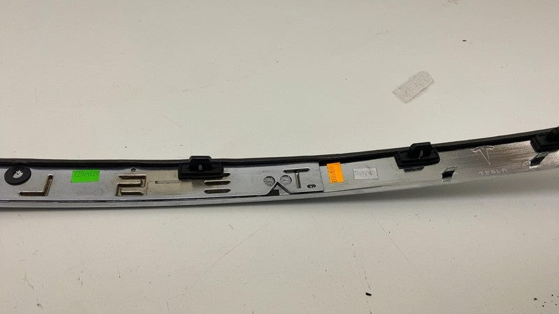 ⭕ 12-20 Tesla Model S Rear Liftgate Trunk Lid Chrome Trim Molding 1026