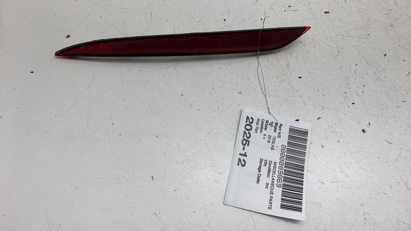 ⭕ 2012-2020 Tesla Model S Rear Bumper Light Reflector Lamp Left LH 600