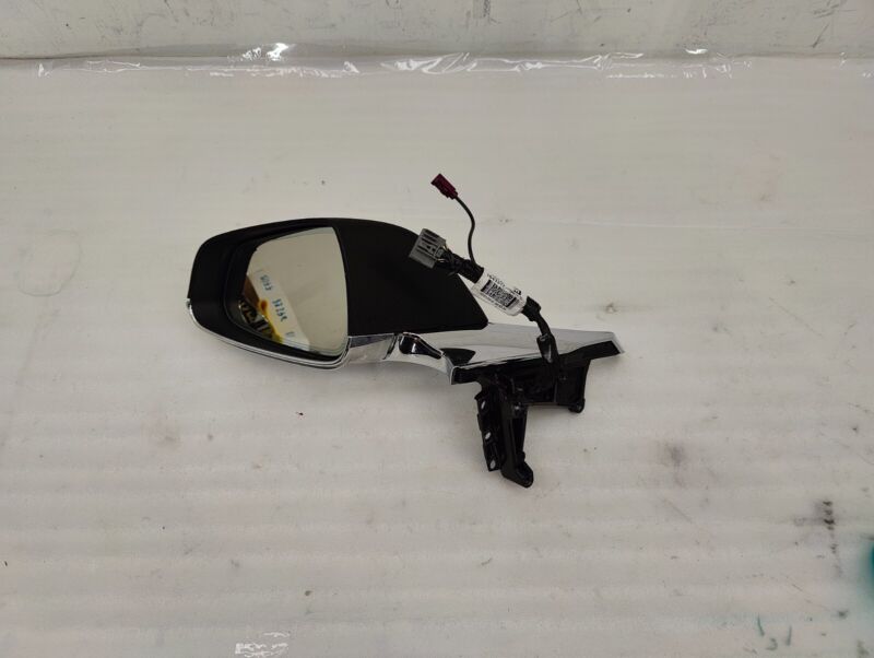 2016-2020 Tesla Model S MS Left Exterior Rear View Door Mirror LH Silver (WRAP)
