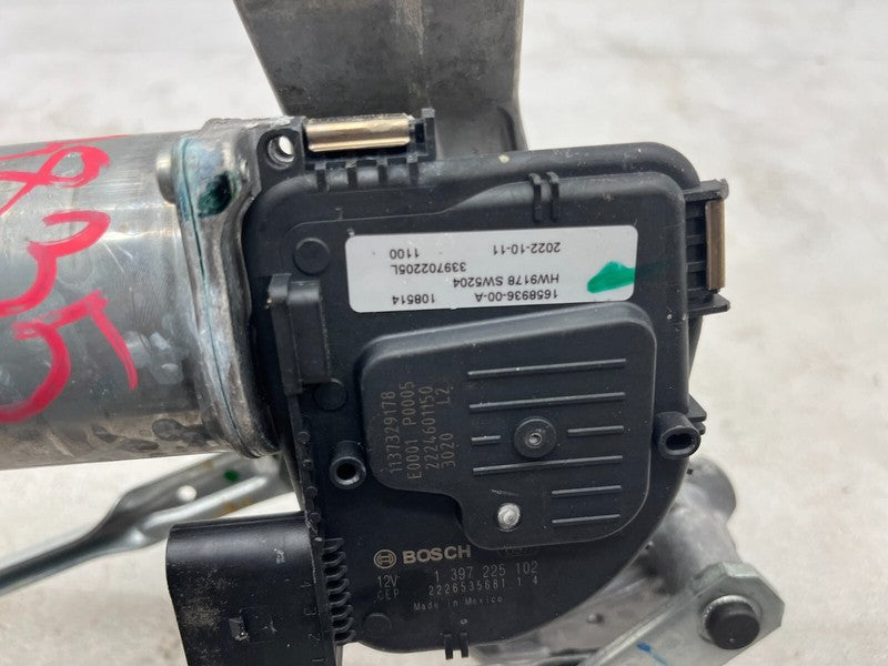 1658936 00 A ⭕ 20-22 Tesla Model Y Front Windshield Wiper Linkage Module & Motor 1658936-00-A