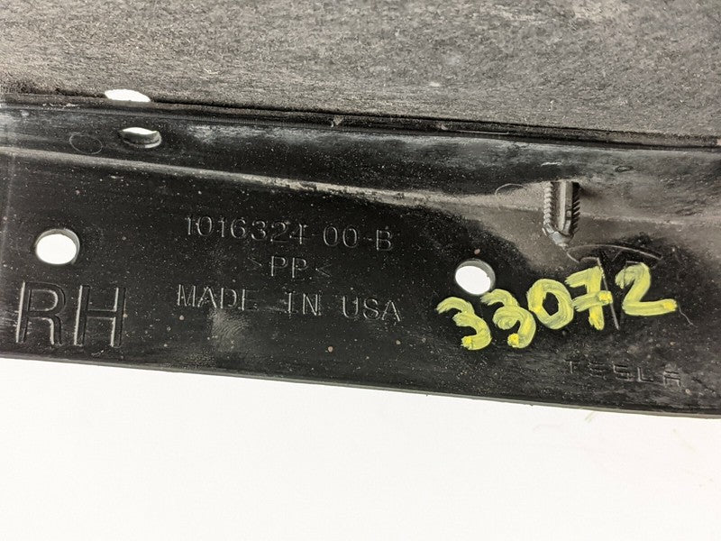 1016324-00-B 12-15 Model S Rear Right Wheelhouse Fender Arch Liner Splash Shield 1016324-00-B