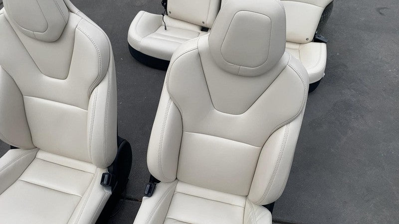 ⭕ 16-20 Tesla Model S Left & Right Front Bucket Seat + Rear 2nd Row Se