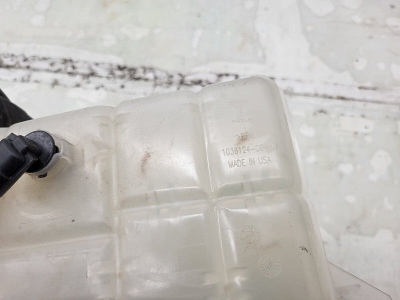 1036124 00 D 12-20 Tesla Model S X Radiator Coolant Bottle Reservoir Tank w/ Cap 1036124-00-D