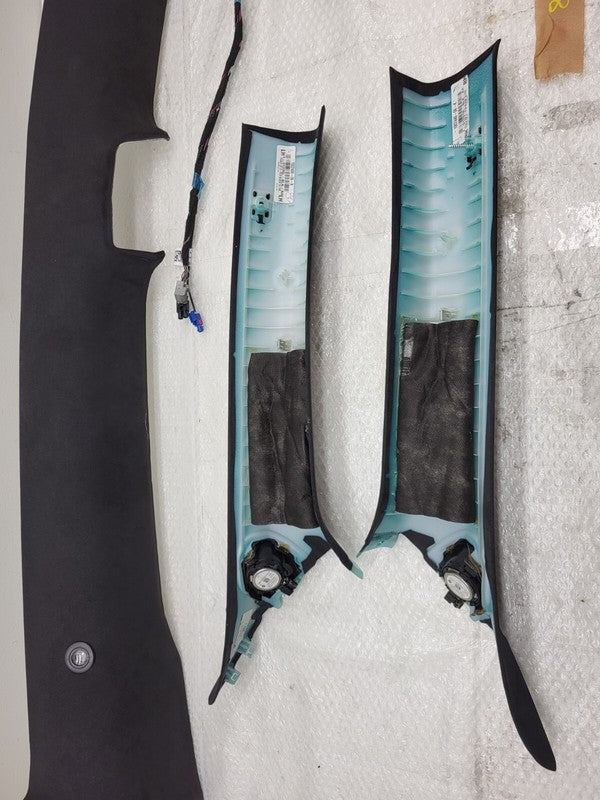 ⭕ 16-20 Tesla Model S SET of Ceiling Headliner Sunvisor Upper A + B +