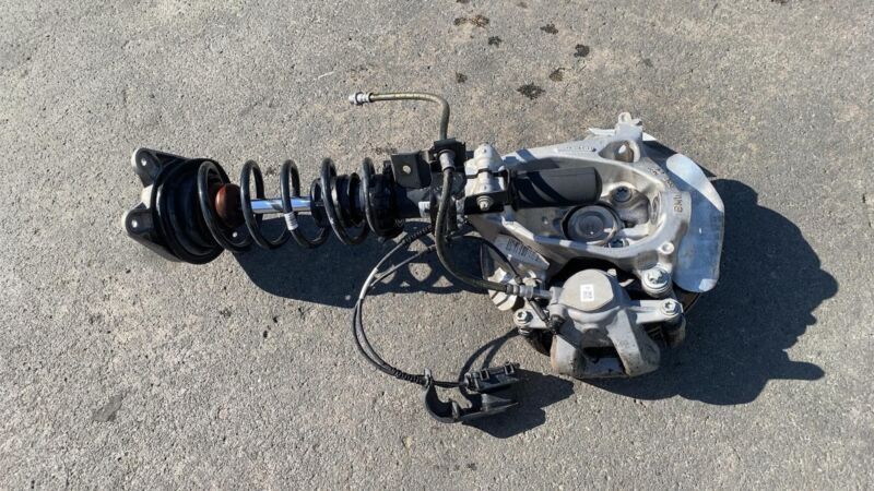 685215902 ⭕ 2014-2020 BMW i3 Front Left Knuckle + Shock Absorber Strut + Caliper + Rotor