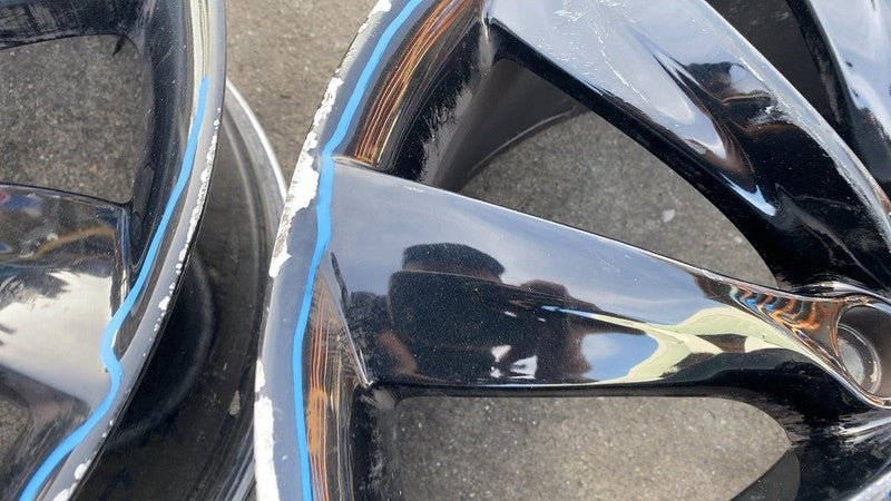 2012 2013 2014 2015 Tesla Model S PAIR of 21" Alloy Wheel Rim 21x8.5J