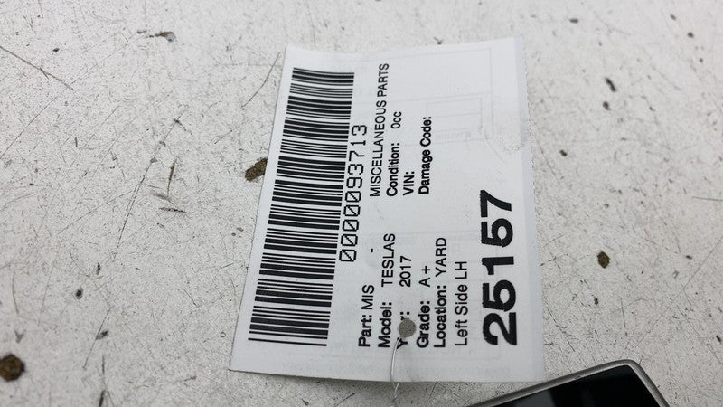 ⭕ 2016-2020 Tesla Model S Left B-Pillar Applique Glass Trim Molding 10