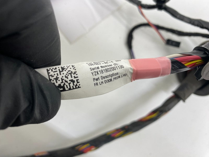 ⭕ 17-19 Model 3 Front Driver Door Wiring Harness Cable Wire Left 10679