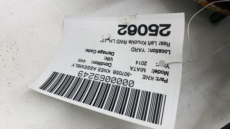 ⭕ 09-15 Mazda MX-5 Miata Rear Left Spindle Knuckle Wheel Hub w/ Dust Shield RWD