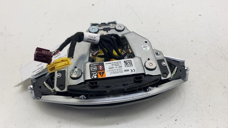 1023381-01-E ⭕ 12-15 Model S MS Steering Wheel Airbag w/ Control Switch & Bezel 1023381-01-E