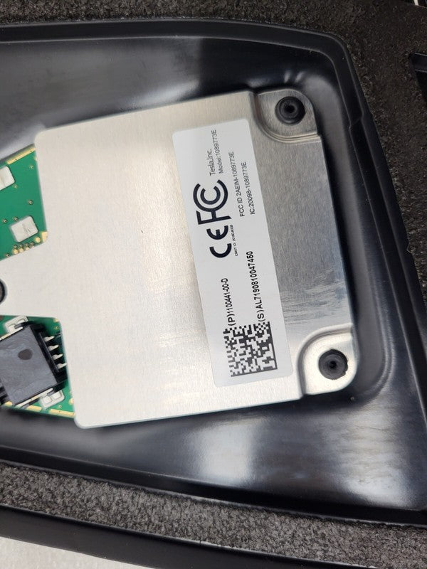 110044100D 2017-2023 Tesla Model 3 Right B-Pillar Applique Glass Trim Molding w/ Camera RH