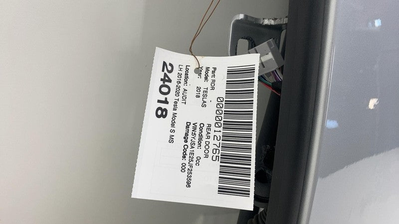 ⭕ 2016-2020 Tesla Model S MS Rear Driver Side Door Shell Panel Left Si