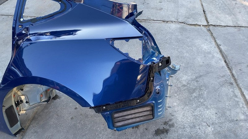 ⭕ 17-20 Tesla Model 3 Rear Left Quarter Panel Structural Frame Cut Blu