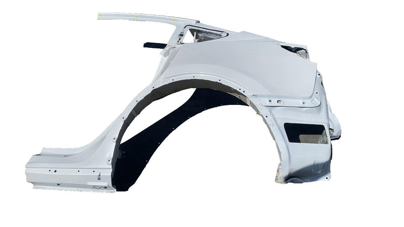 ⭕ 2020-2023 Tesla Model Y Rear Left Quarter Panel Structural Cutout White PPSW