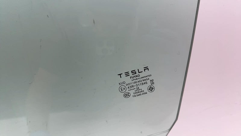 E4 43R-011846 ⭕ 24-25 Model 3 Front Driver Side Highland Door Window Glass Left LH Double Pane
