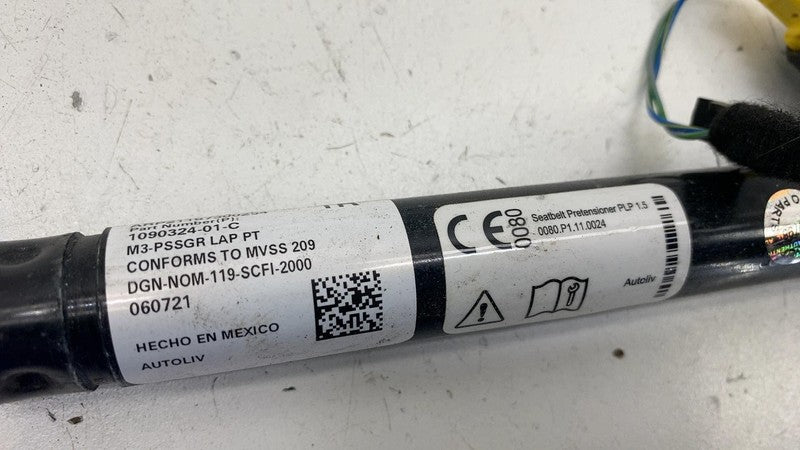 ⭕ 2017-2023 Tesla Model 3 Y Front Right Seat Belt Lap Pretensioner 109