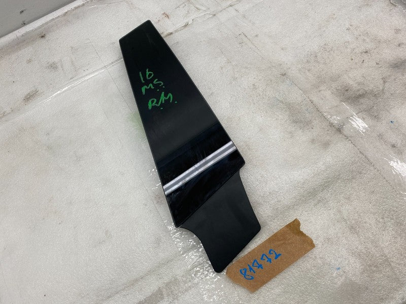 14942 ⭕ 2012-2015 Tesla Model S Driver Side B-Pillar Molding Applique Glass Trim Left