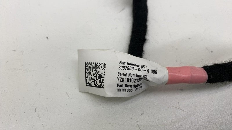 ⭕17-19 Tesla Model 3 Rear Door Wiring Harness Cable Wire Loom Right 20