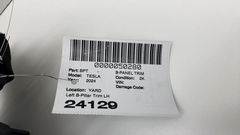 2024 Tesla Cybertruck Cyberbeast Driver Upper B-Pillar Panel Cover Tri