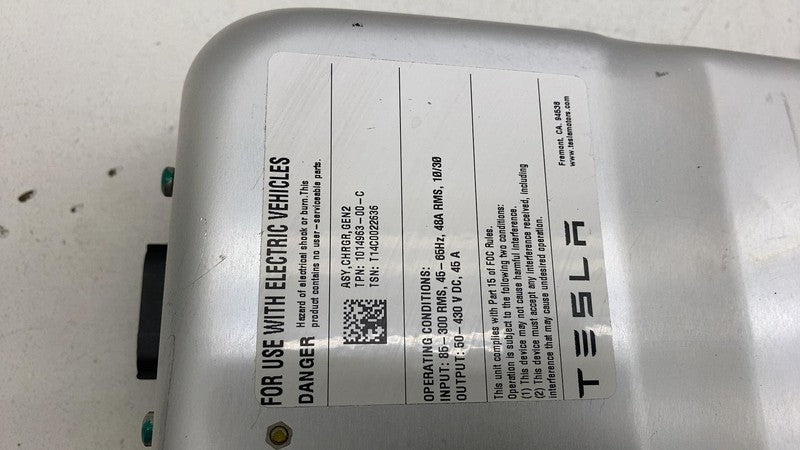 101496300C ⭕ 12-15 Tesla Model S MS Onboard Charger Module Charging Unit Gen 2 1014963-00-C