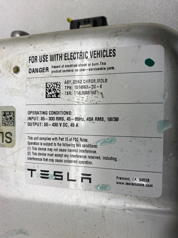 ⭕ 12-15 Tesla Model S MS Onboard Charger Module Charging Unit Gen 2 10