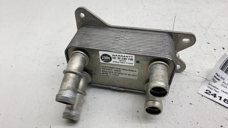 68237838AA 2017-2024 Chrysler Pacifica Battery Coolant Pump Chiller Heat Exchanger Assy OEM
