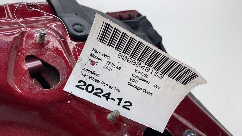 2012 2013 2014 2015 Tesla Model S Rear Driver Side Door Shell Panel Left LH Red