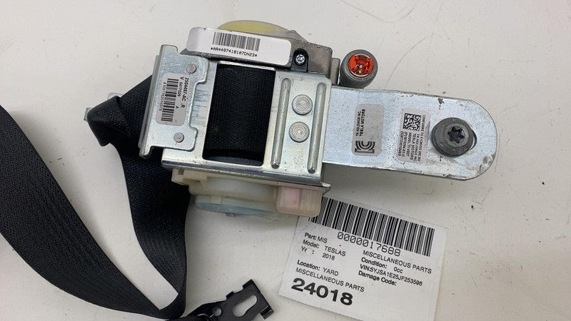 ⭕ 2016-2020 Tesla Model S Front 1st Row Seat Belt & Retractor Right 10