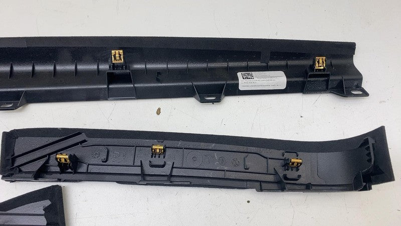 ⭕ 16-20 Tesla Model X Rear Left Falcon Door Upper Trim Cover Panel 105