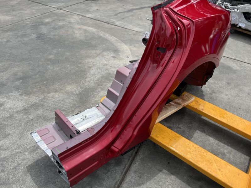 2016-2020 Tesla Model S Rear Driver Side Quarter Panel Structural Cutout Left LH