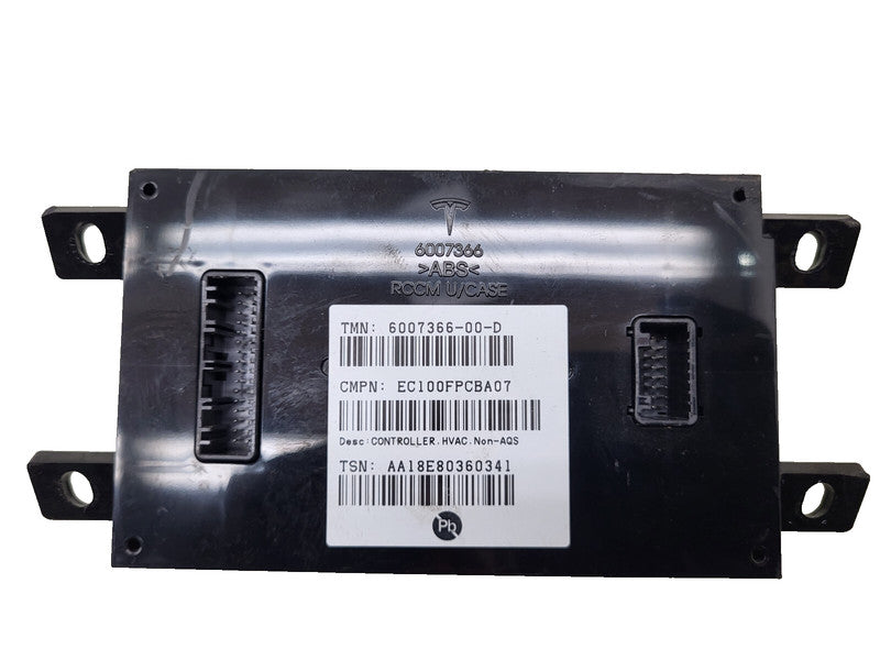 600736600D ⭕ 12-20 Model S X A/C Heater Climate Control HVAC Controller Module 6007366-00-D