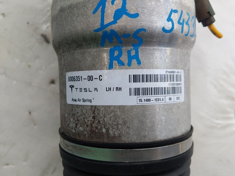 6006351 00 C ⭕ 12-15 Tesla Model S Front Right Air Spring Module Shock Absorber 6006351-00-C