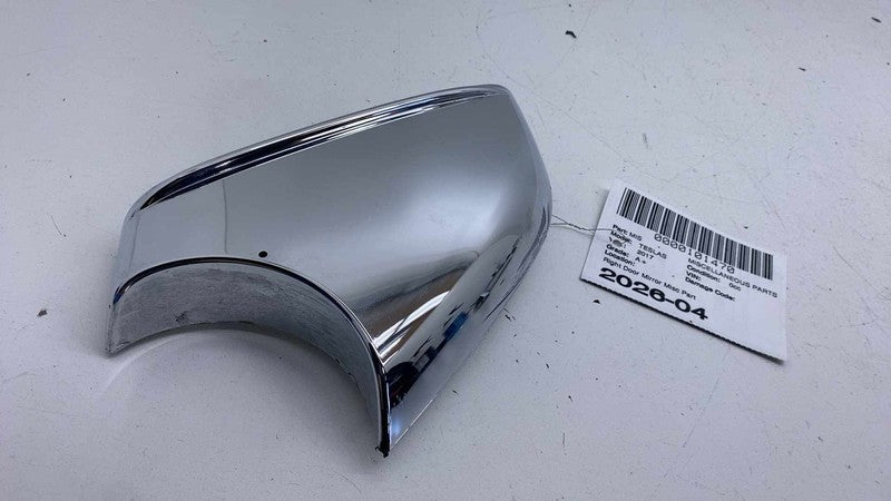 ⭕ 2012-2020 Tesla Model S MS Right Side Lower Door Mirror Chrome Trim