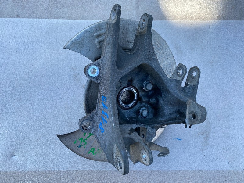 107216100A ⭕ 16-20 Model S X Rear Right Spindle Knuckle w/ Wheel Hub & Shield 1072161-00-A