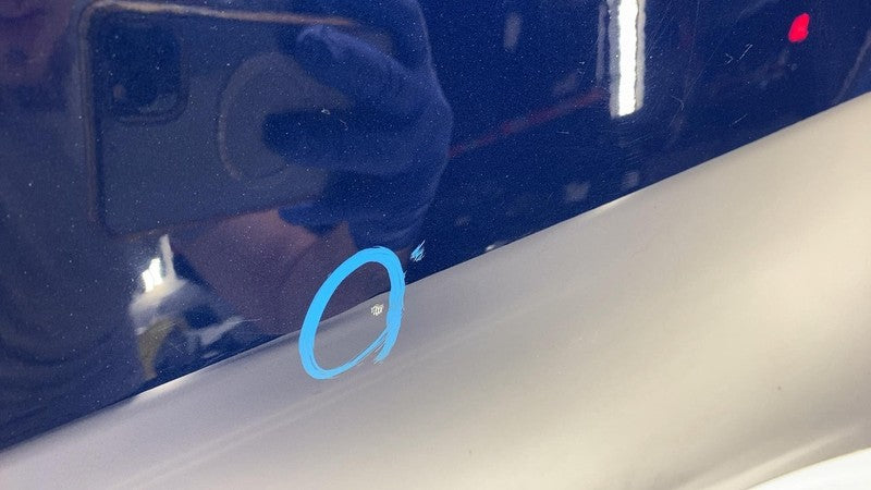 1493561-EC-A ❇️20-24 Tesla Model Y MY Rear Driver Side Door Shell Panel Left LH OEM Blue PPSB