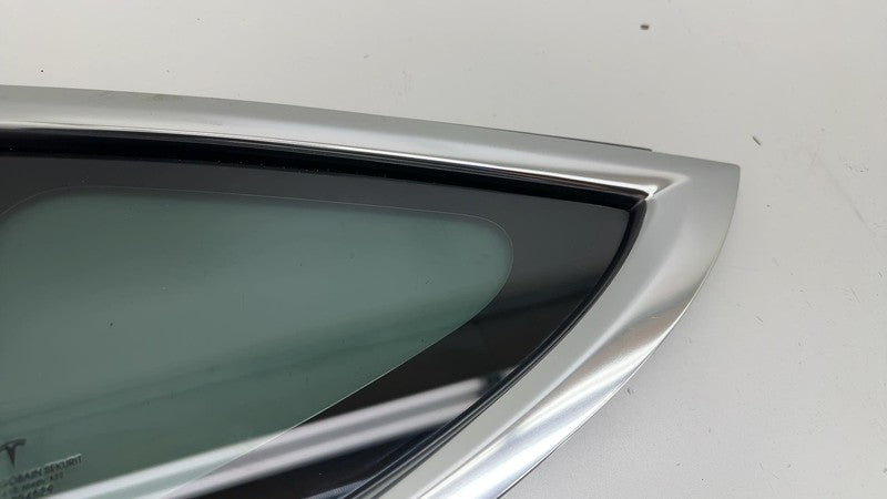 1080703-00 ⭕ 2017-2020 Tesla Model 3 Rear Left Quarter Fixed Window Glass LH OEM 1080703-00
