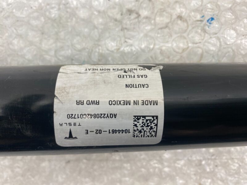 1044461 02 E 2017-2023 Tesla Model 3 Rear Left or Right Shock Strut Absorber Coil Damper RWD