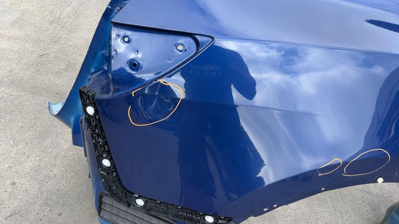 ⭕ 20-23 Tesla Model Y Rear Right Passenger Quarter Panel Structural Cutout Blue