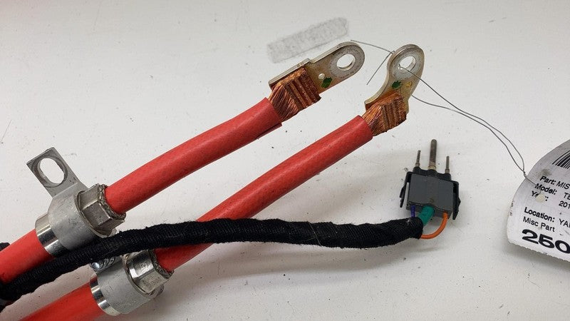 100487400E ⭕ 12-15 Model S Rear HV Junction Box to Charge Port Cable Harness 1004874-00-E