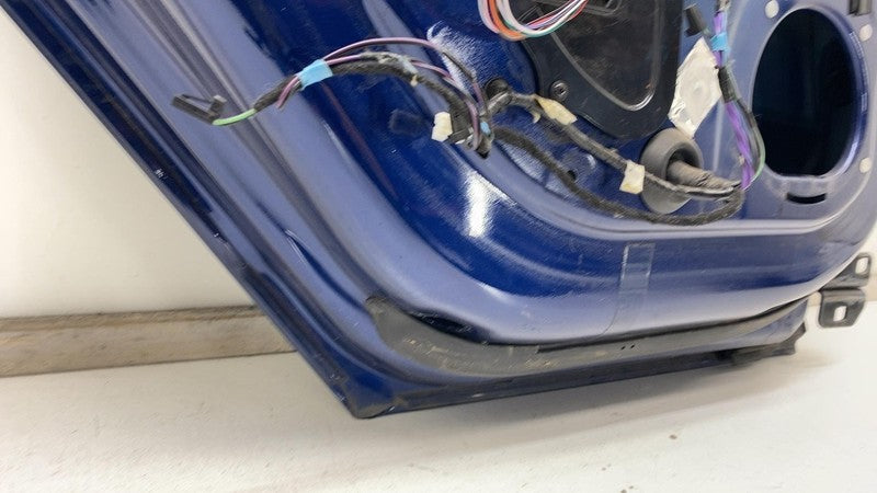 2012-2015 Tesla Model S MS Rear Driver Side Door Shell Panel Left LH Blue - PPSB