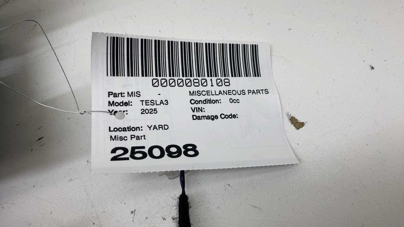 1753977-00-H ⭕ 24-25 Model 3 M3 Rear Console Deck Shelf Package Tray Trim Panel 1753977-00-H