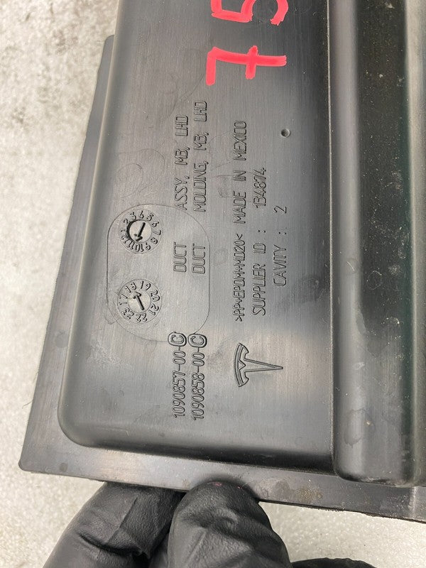 1090857 00 C ⭕ 2017-2023 Tesla Model 3 Driver Side Cabin Intake Upper Duct Left 1090857-00-C