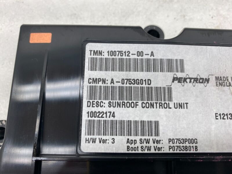 2012-2020 Tesla Model S MS Sunroof Controller Moon Roof Control Module Unit Assy