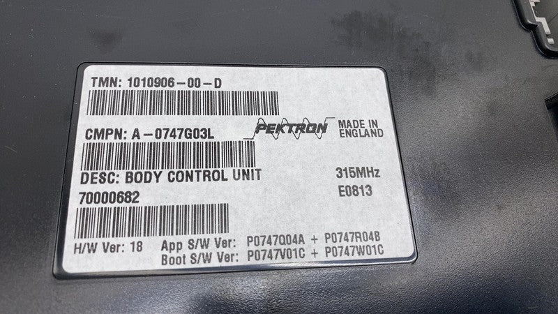 101090600D 2012-2020 Tesla Model S Body Controller BCM Control Module (315MHZ) Assembly OEM